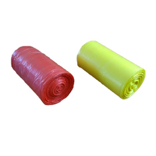 Мешок мусорный 120л (1*50шт/10рул) желтый, красный Уфа