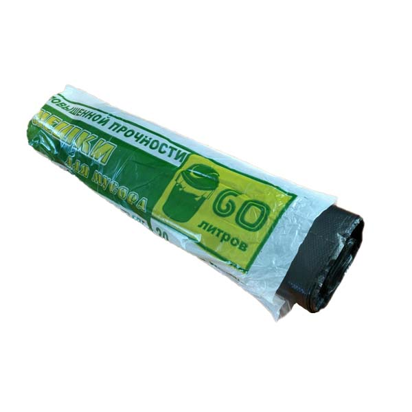 Мешок мусорный 60л./45кмк (1*30шт/5уп) Омск