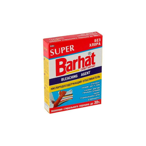 Отбеливатель порошок 600гр "Бархат" (1/24)