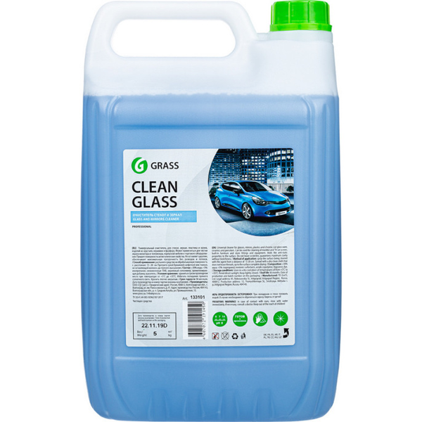Очиститель стекла и гладких поверхностей "Clean Glass" 5л.