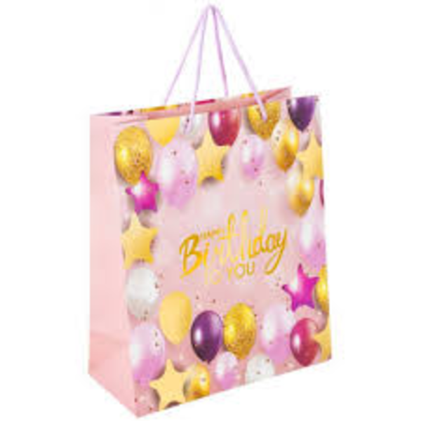Пакет подарочный 26*33 Happy Birthday (1/12)