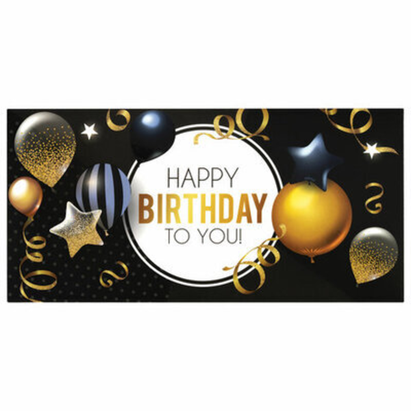 Конверт для денег "Happy birthday to you" Шары