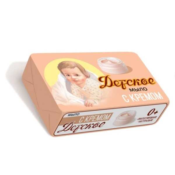 Мыло Детское 90гр С кремом
