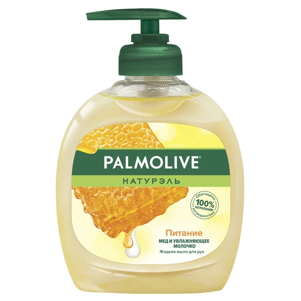 Мыло жидкое 300мл. Palmolive Молоко с медом