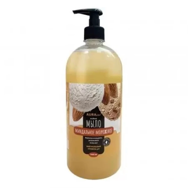 Мыло-крем жидкое SHALET 1л., Миндальное мороженое, Питательное