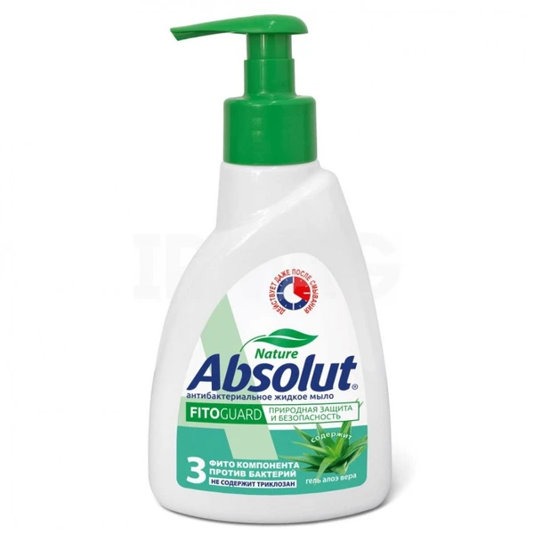 Мыло жидкое 250г. АБСОЛЮТ FitoGuard Натур Алоэ