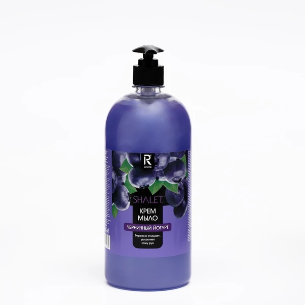 Мыло-крем жидкое SHALET 1л., Черничный йогурт, Увлажняющее