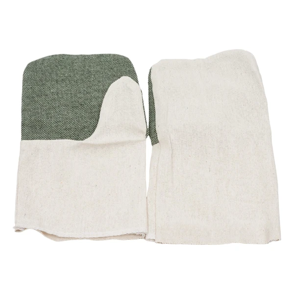 Рукавицы ХБ (аппрет. пл.230 с брезентов.наладон пл.400гр. +п/миткаль)