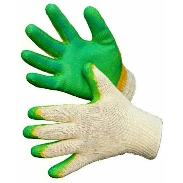 Перчатки хб двойной облив