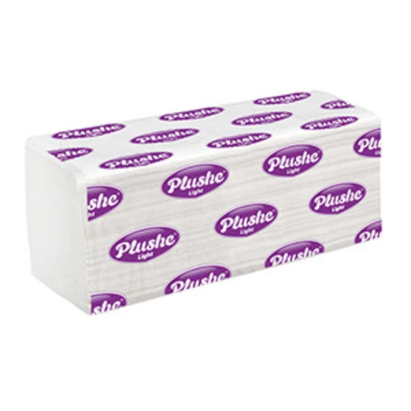 Полотенце Бумажное Plushe Professional Premium19, V-сложение, 2 слоя, 200 листов, целлюлоза