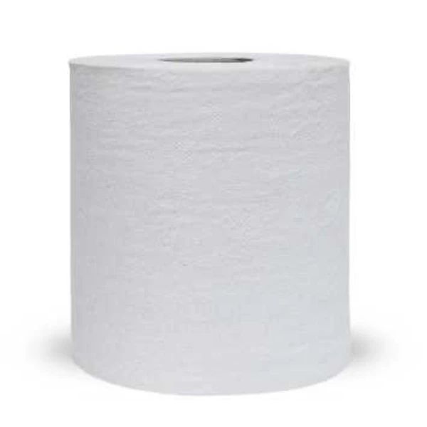 Полотенце бумажное Plushe Professional на втулке с центральной вытяжкой 200м, серое влагопрочное