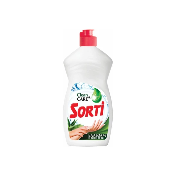 Средство для посуды SORTI-КАПЛЯ 450мл Бальзам с Алоэ вера