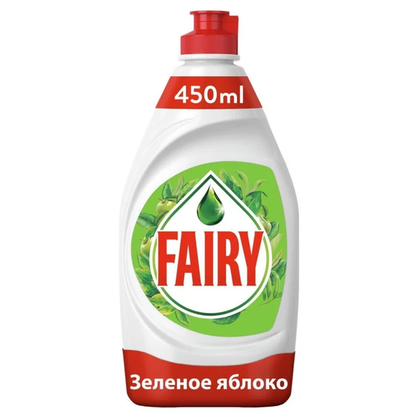 Средство для мытья посуды FAIRY Зеленое яблоко 450мл