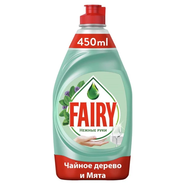 Средство для мытья посуды FAIRY Нежные руки Ч.Дерево и Мята 450мл