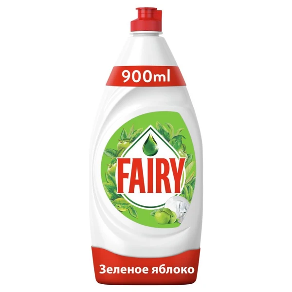 Средство для мытья посуды FAIRY Зеленое яблоко 900мл