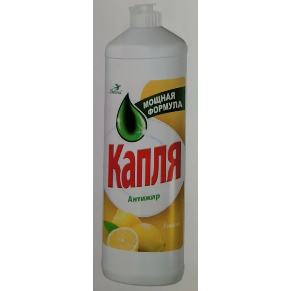 Средство для посуды КАПЛЯ VOX 1000мл Лимон Соль-эффект