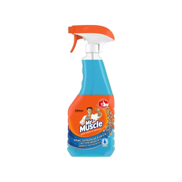 Чистящее средтво для стекол Мистер Мускул со спиртом Триггер После дождя 530мл