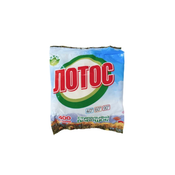 Стиральный порошок универсал Лотос 400гр., Эконом, пакет