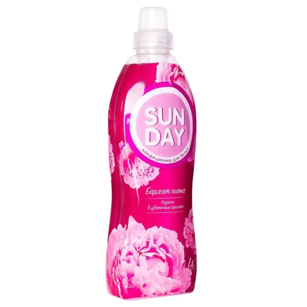 Кондиционер для белья Sunday 1000мл Бархат пиона