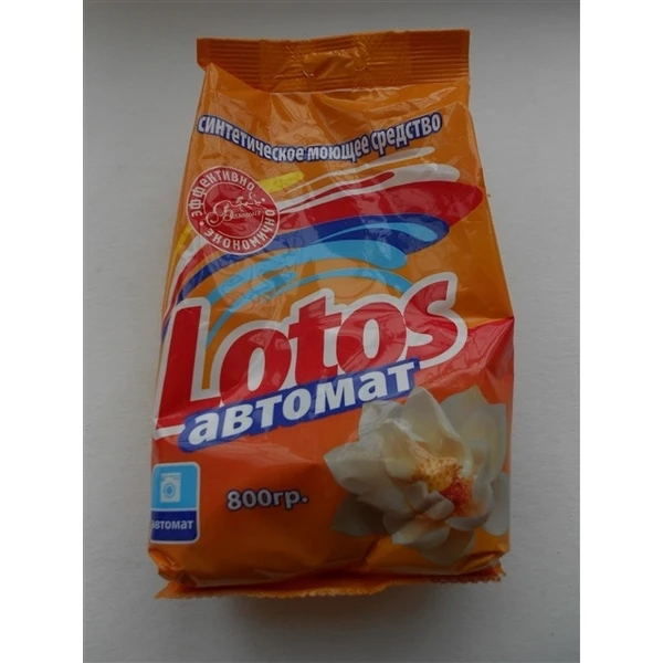 Стиральный порошок автомат Лотос 800 гр мягкая упаковка