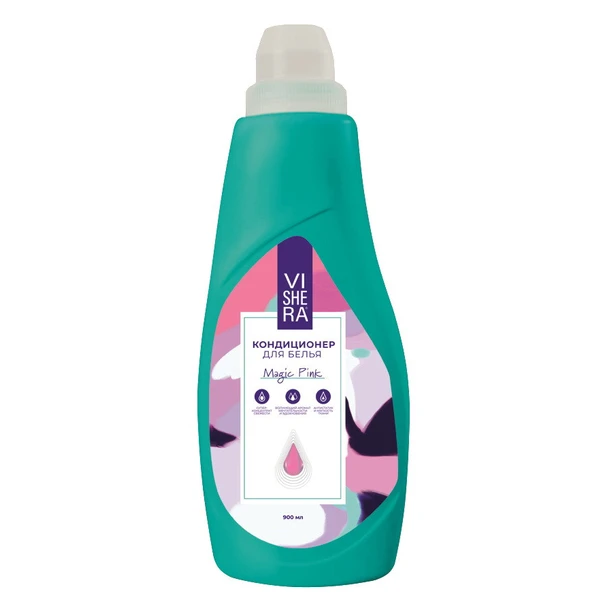 Кондиционер для белья VISHERA 900мл., Magic pink