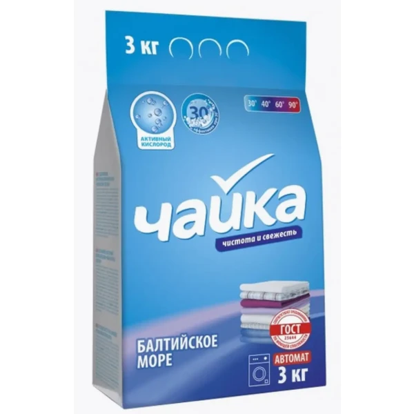 Стиральный порошок автомат ЧАЙКА 3кг., Балтийское море