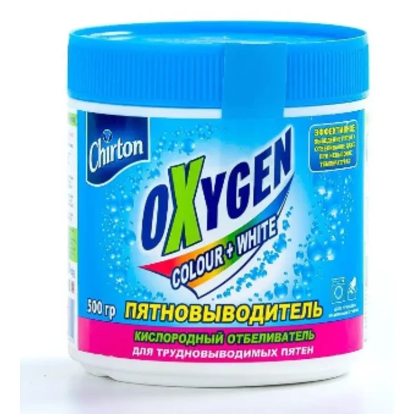 Отбеливатель кислородный Чиртон Окси Color+White 500 гр.
