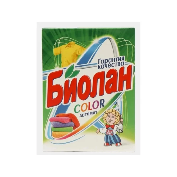 Стиральный порошок автомат Биолан 350гр. Колор