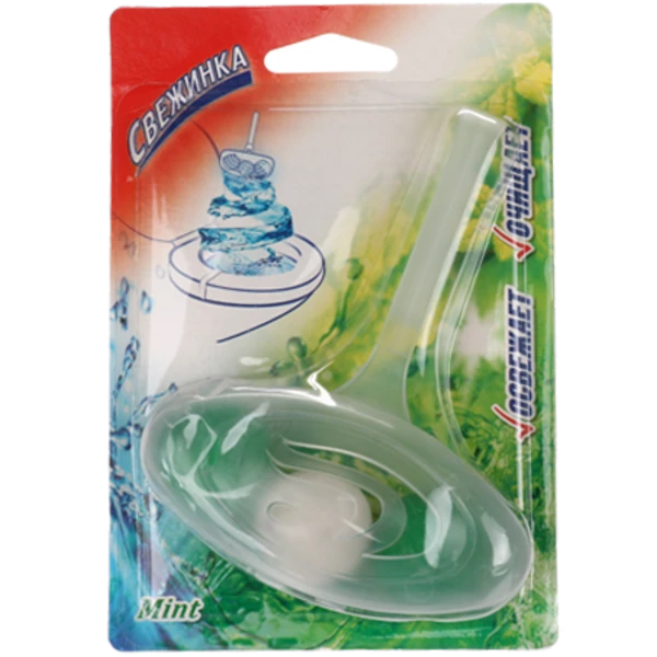 Освежитель WC СВЕЖИНКА шарики в подвеске 40гр Мята (блистер)