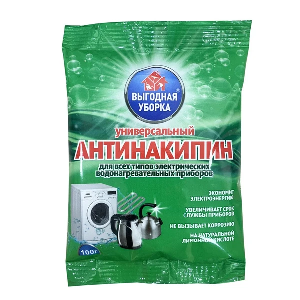 Антинакипин ВЫГОДНАЯ УБОРКА 100гр. Универсальный