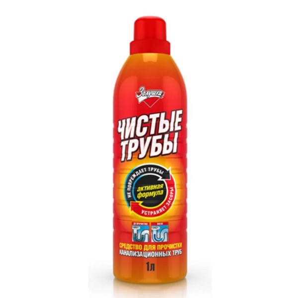 Средство для чистки труб Золушка ЧИСТЫЕ ТРУБЫ 1л.