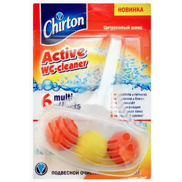 Подвесной очиститель для унитаза (Шарики) в корпусе 