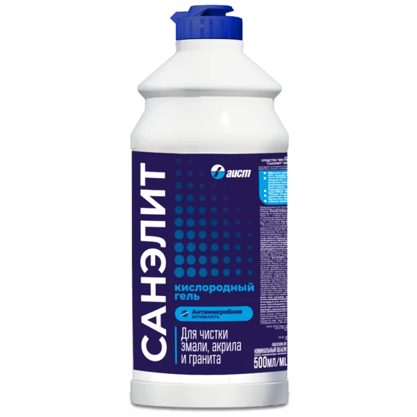 Чистящее средство САНЭЛИТ-гель кислородный 500мл для сантехники