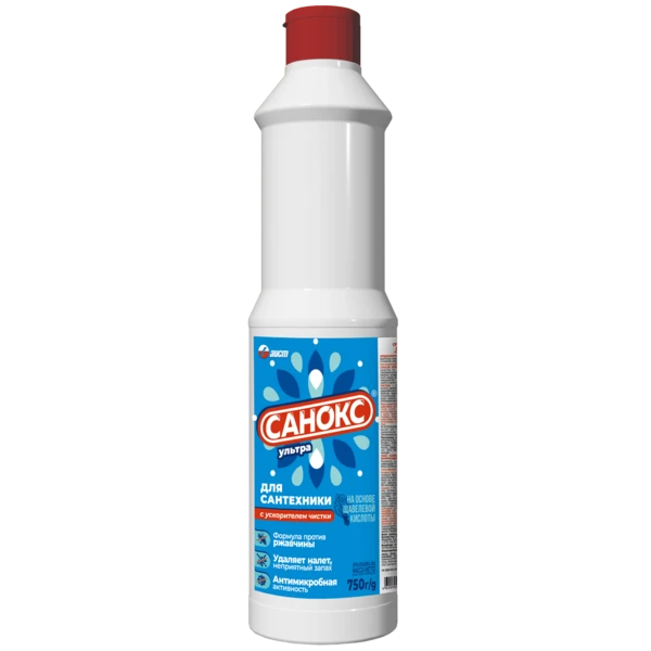 Чистящее средство для сантехники САНОКС УЛЬТРА 750мл
