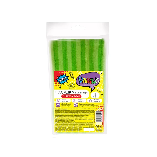 Насадка для швабры PARLO универсальная (микрофибра бархат), 1 шт