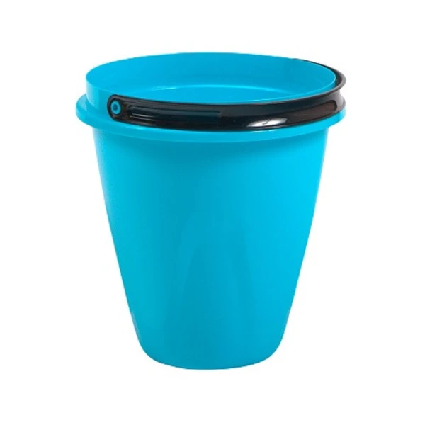 Ведро 8л., Лайт, голубое матовое