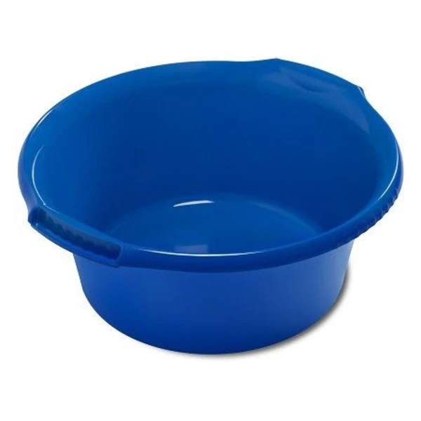Таз 21л Водолей круглый синий