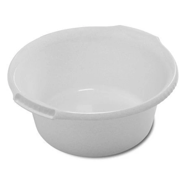 Таз 21л Водолей круглый мрамор