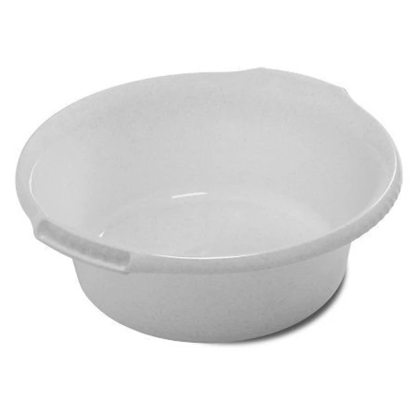 Таз 16л Водолей круглый мрамор