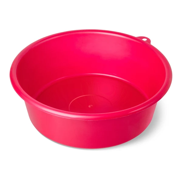 Таз 9л перламутровый красный