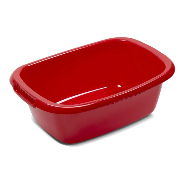 Таз 11л Водолей овальный красный