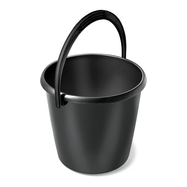Ведро 10л Соло хозяйственное для непищевых черное