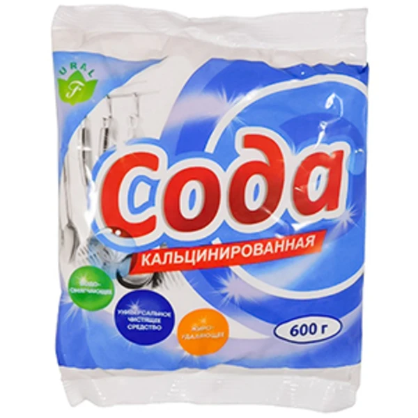 Сода кальцинированная 600гр. (1/20)