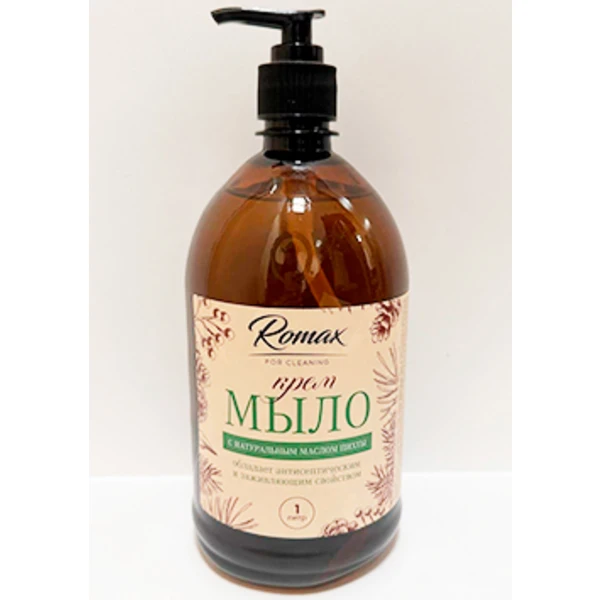 Крем-мыло "Romax" с натуральным маслом пихты 1л. (1/8)