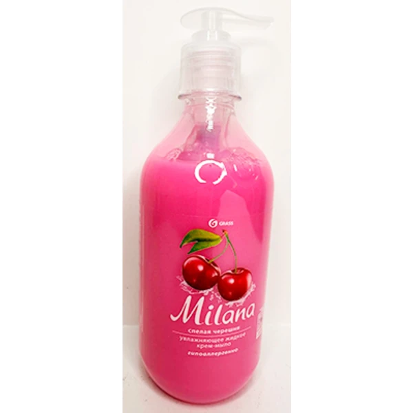 Жидкое крем-мыло "GRASS" 0,5л Спелая черешня (1/15)
