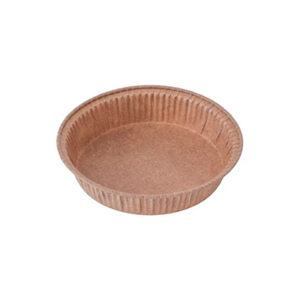 Форма бумажная Пай С90-21Р коричневая D100, d90, h=21 (1/25/2250шт)