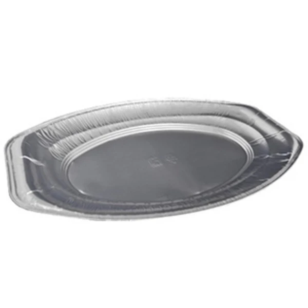 Поднос фольгированный овальный 1200мл (1/25/100)