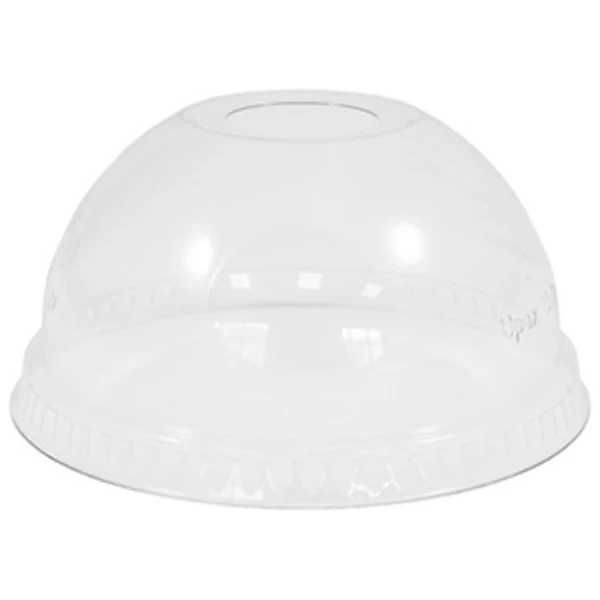 Купольная крышка к стакану С отверстием прозр. "Упакс Юнити" (1*50/20уп)