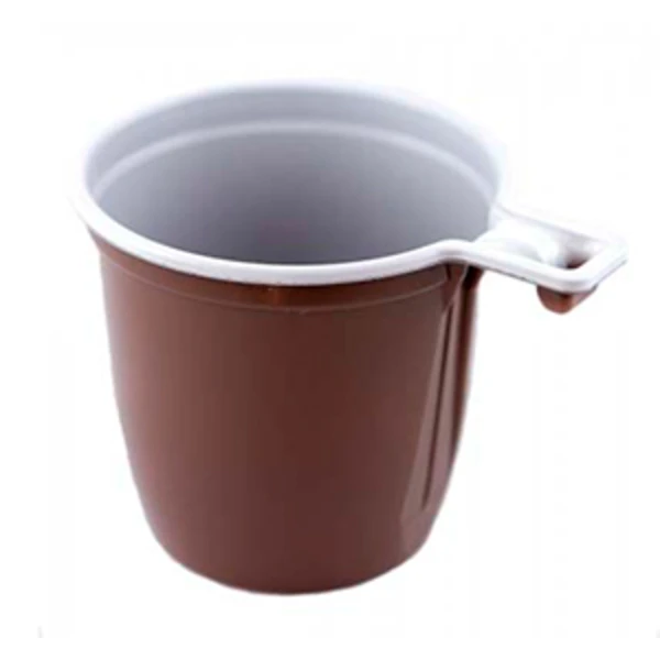 Чашка кофейная бело-коричневая 200мл "Упакс Юнити" (1*50/20уп)