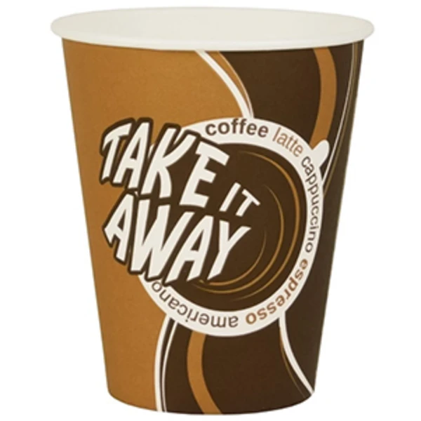 Стакан 250мл. для горячего Coffee Take Away (1*50/20уп)